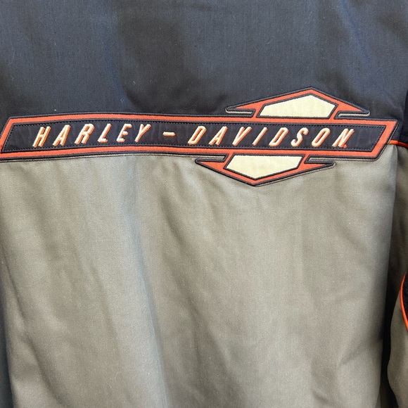 2011 Harley Davidson Full Zip Reversible Jacket w/ Removable Sleeves/Vest 2XL - Picture 6 of 15